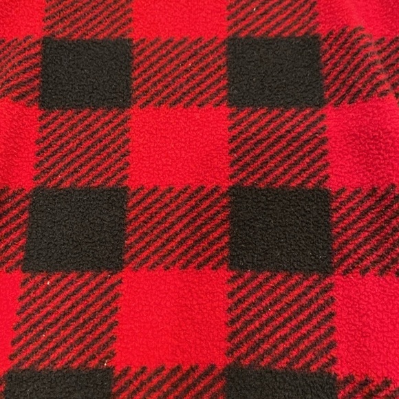 Roots Kids cozy PJ bottoms (red and black plaid) - Picture 5 of 5